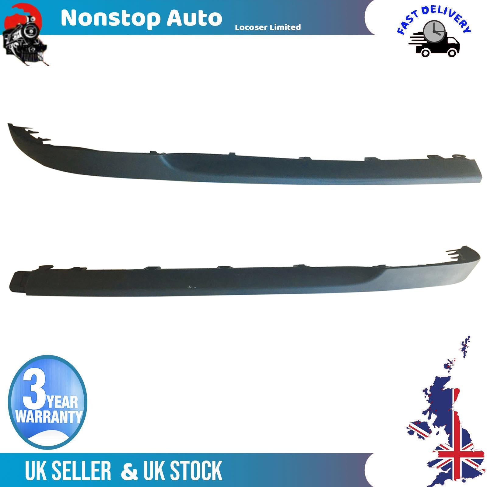 2X Bumper Spoiler L+R For VAUXHALL Vectra C Sport Package 2006 on 6400595 6400596