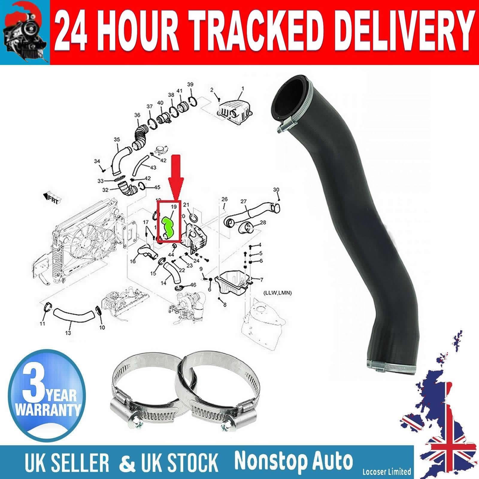 TURBO INTERCOOLER HOSE PIPE FOR OPEL VAUXHALL  ANTARA 2.0 CDTI. CHEVROLET CAPTIVA 2.0 CDTI.SUZUKI  SWIFT III  1.3  4805578