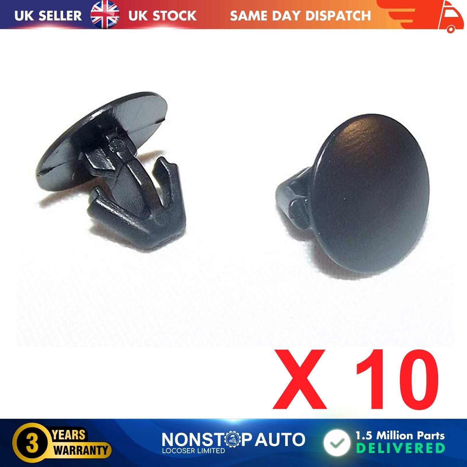For HONDA ACURA Hood Seal Retaining Trim Panel Clips X10 91518-S10-003