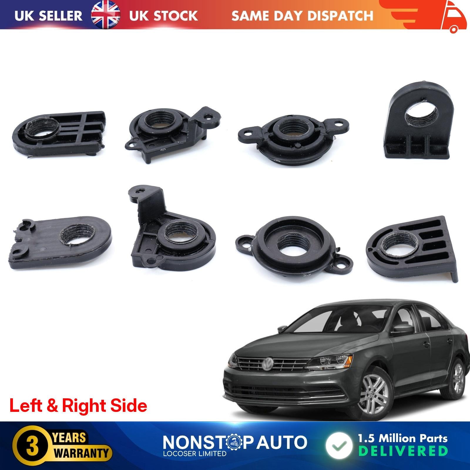 Headlight Repair Kit Left & Right Side For Volkswagen Jetta 2010-2018