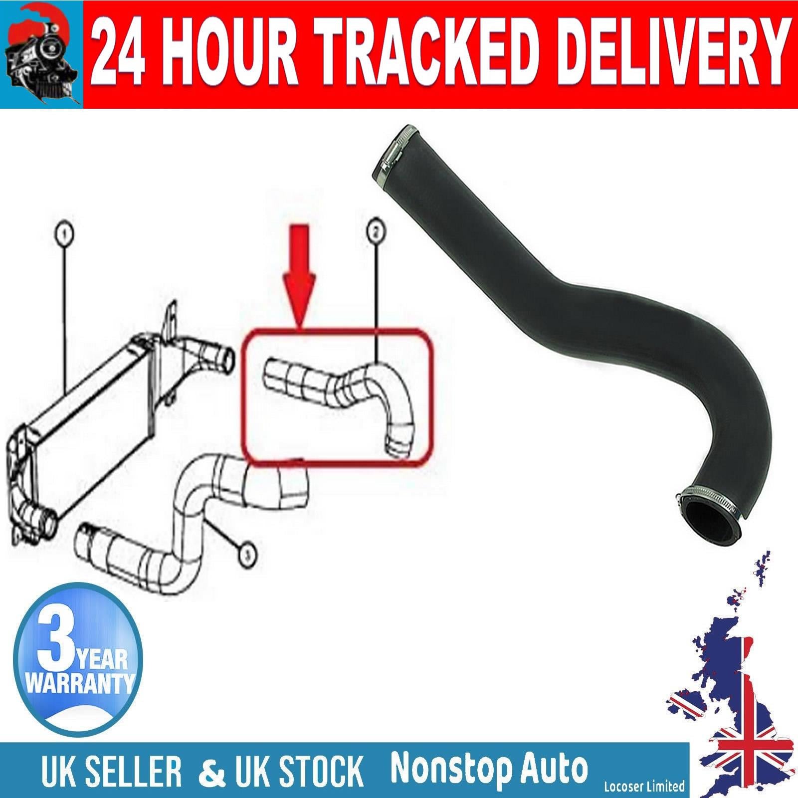 TURBO INTERCOOLER TURBO HOSE PIPE FOR  JEEP WRANGLER 2.8 CRD  55056639AB