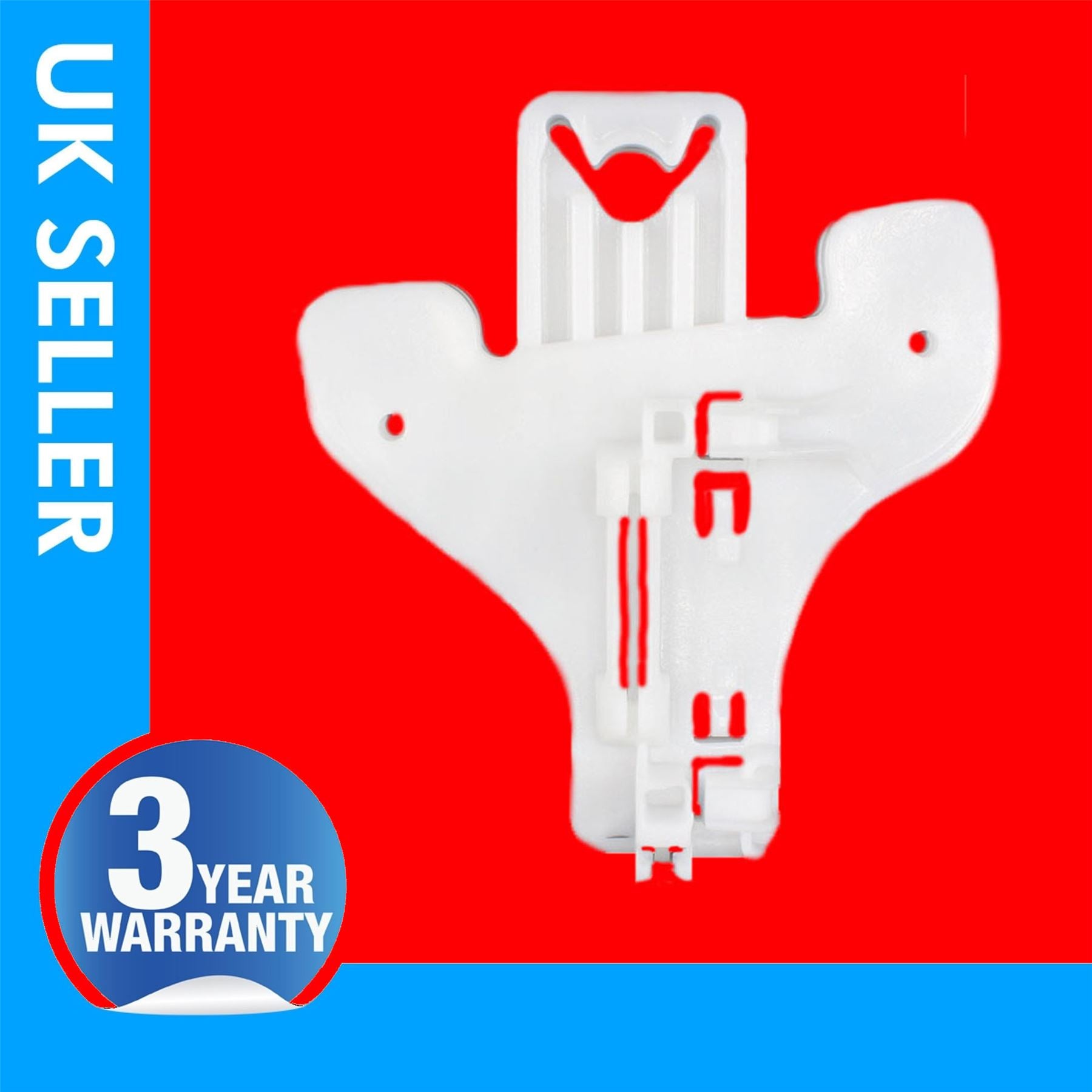 Window Regulator Repair Kit Rear Left Side Fits Volkswagen Polo