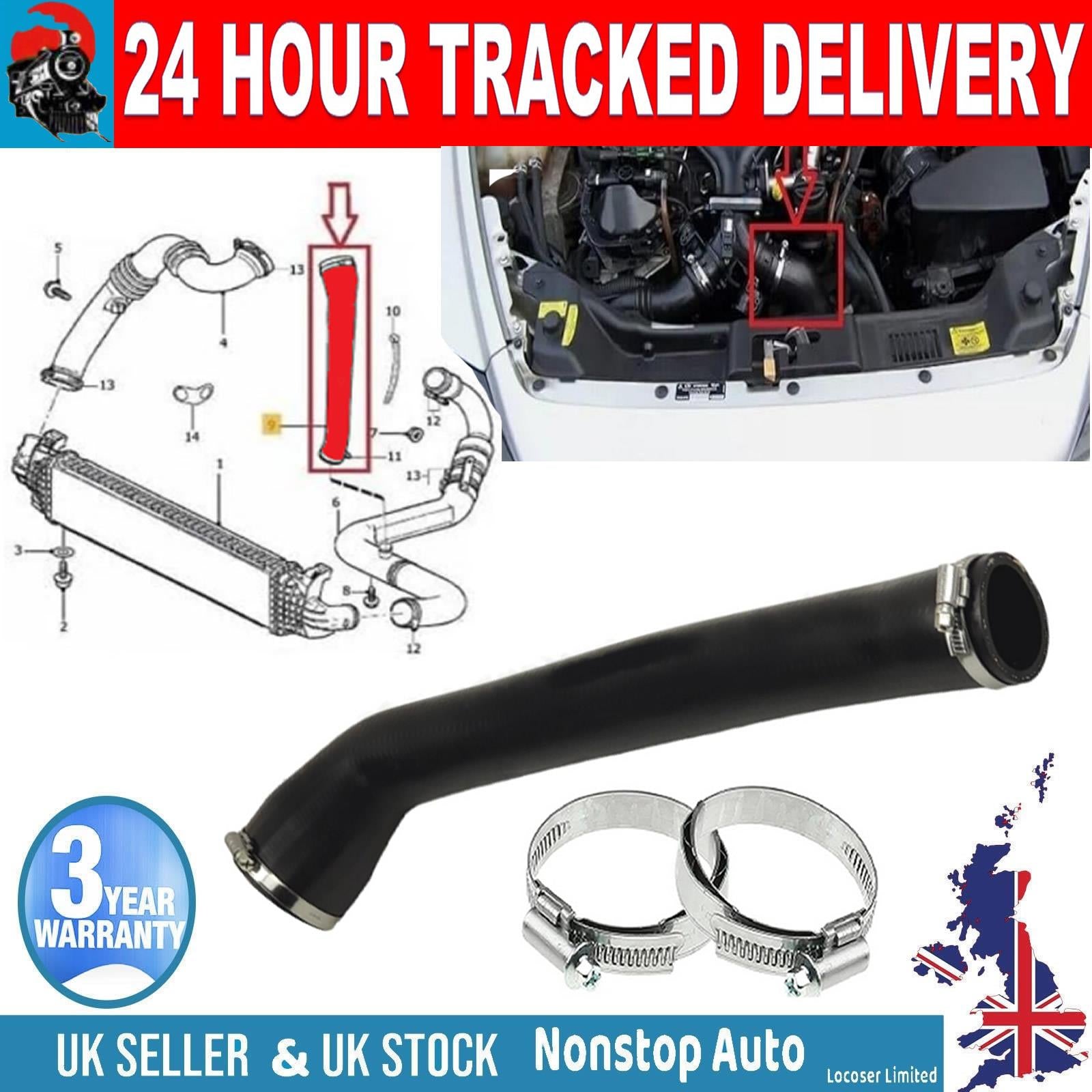 TURBO INTERCOOLER HOSE PIPE   FOR FORD FOCUS II  FOCUS CMAX 2.0 TDCI VOLVO S40 V50 C30 C70 2.0 TDCI 6M516C646EA