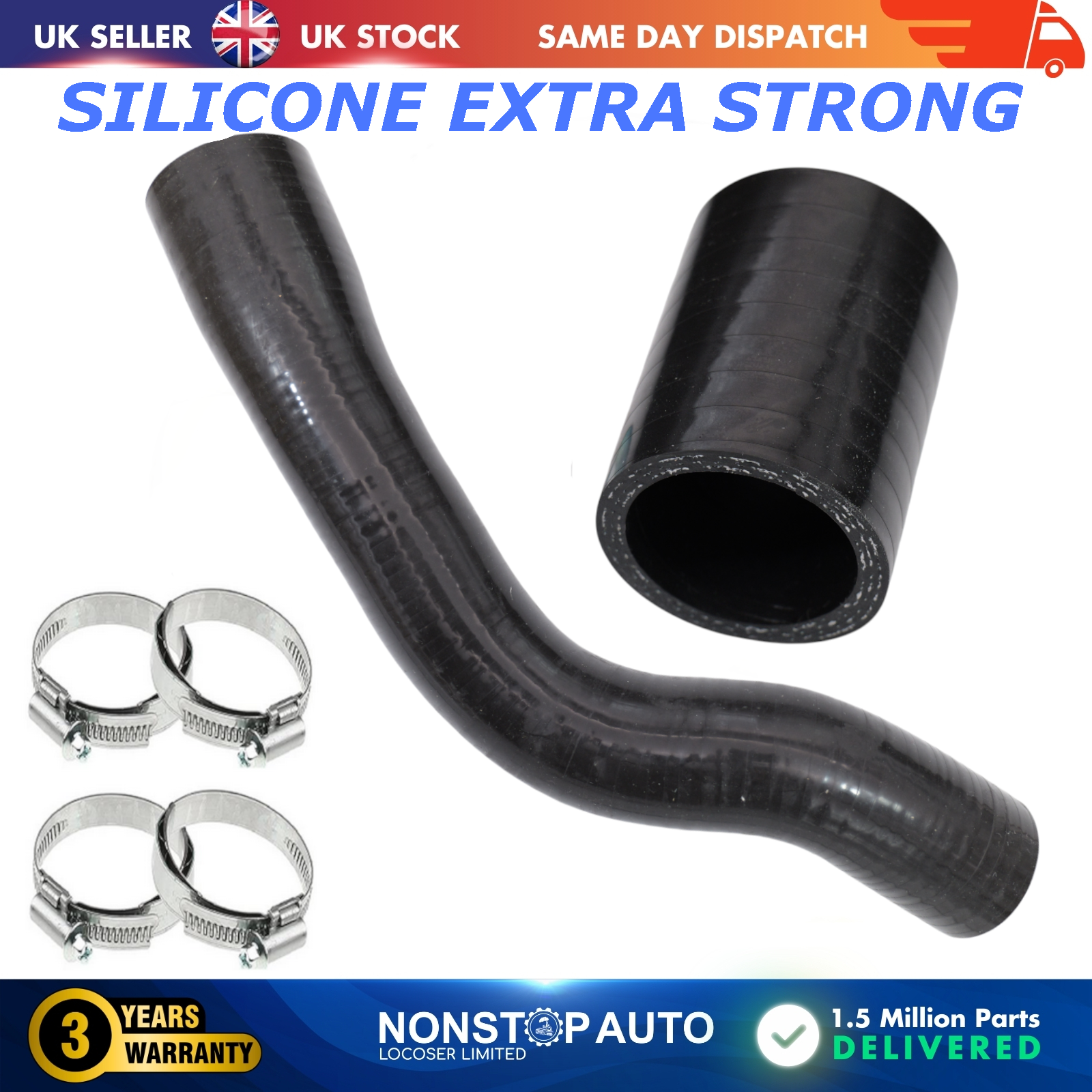 2X TURBO INTERCOOLER HOSE PIPE FOR LAND ROVER RANGE ROVER III PNH500460