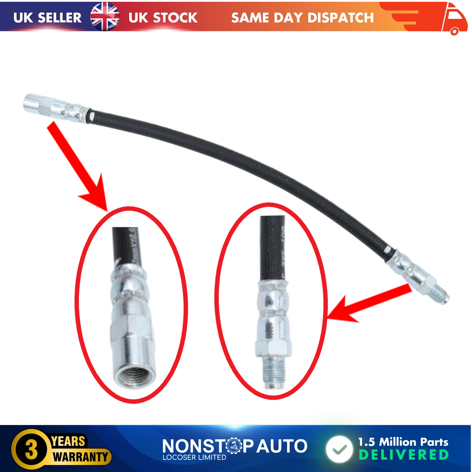 Front Brake Hose Pipe For BMW 1500 2000 1502 2002 2000 Coupe 120 34321108133