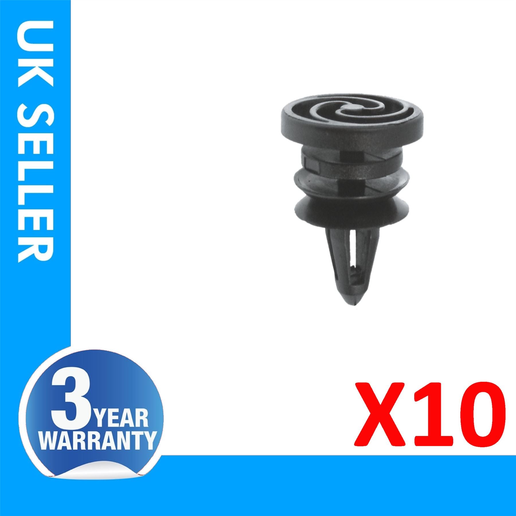 10X DOOR CARD TRIM PANEL MOULDING CLIPS For SEAT CORDOBA SKODA FABIA 6K0868243C