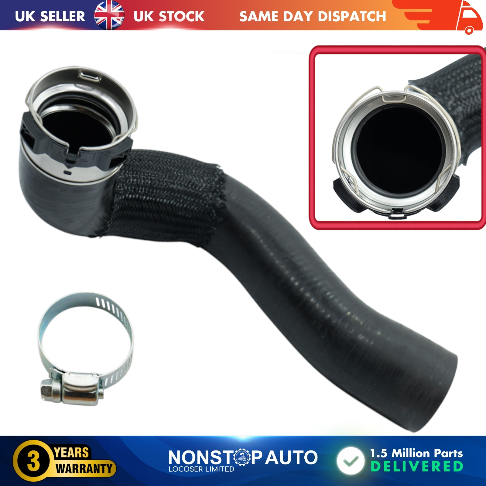 INTERCOOLER TURBO HOSE PIPE FOR PORSCHE PANAMERA 97011016335, 97011016330