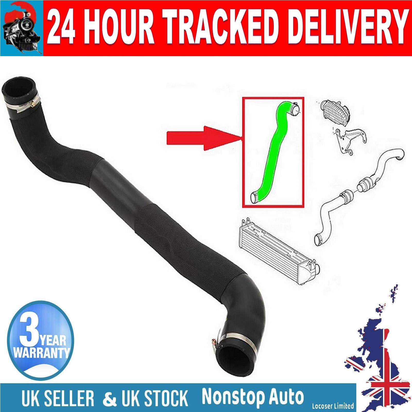 TURBO INTERCOOLER  HOSE PIPE  FOR LAND ROVER  DISCOVERY III - IV 2.7 TD  PNH500025