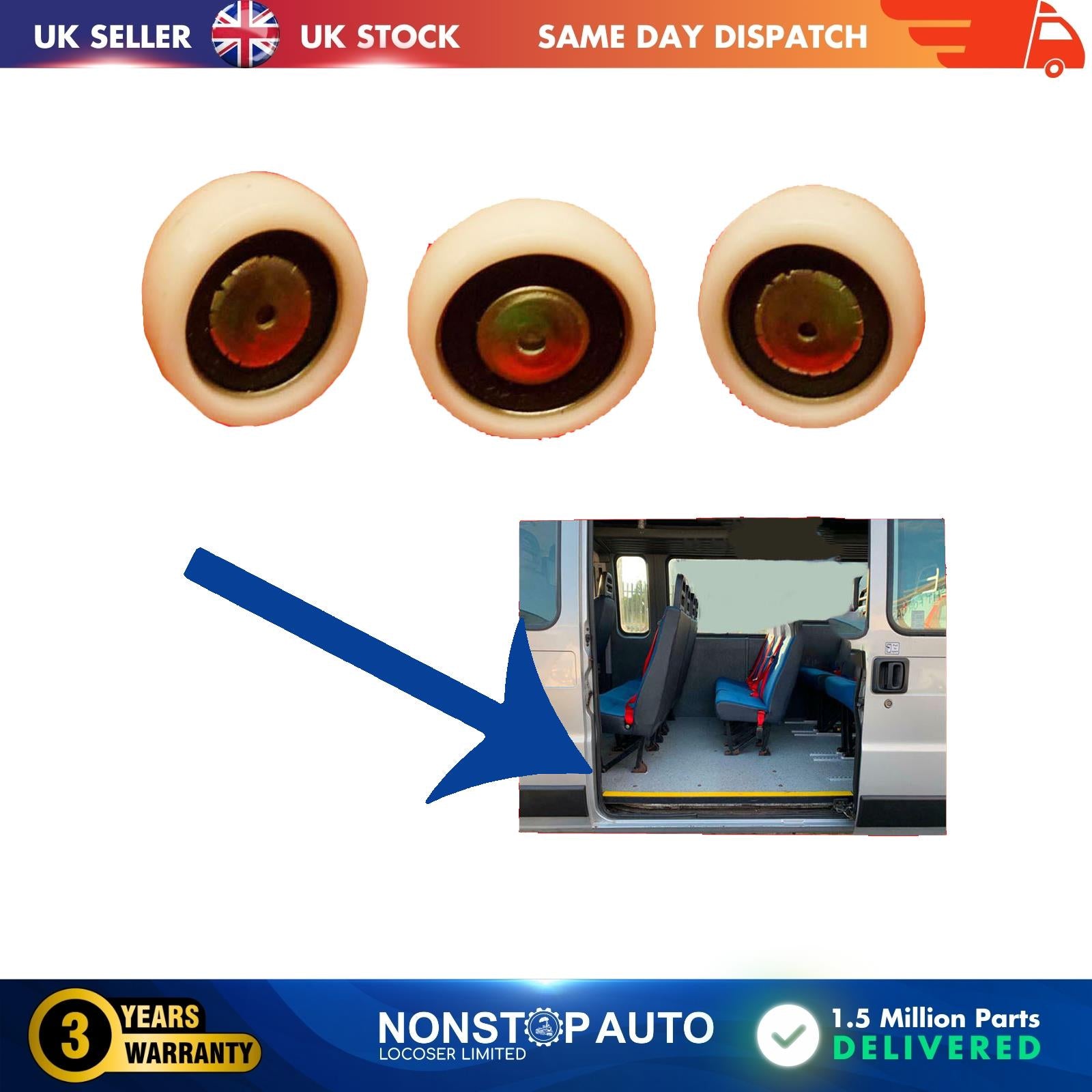 Sliding Door Roller Guide Hinge Bottom Repair Kit Fits Fiat Ducato Citroen Jumper Relay Peugeot Boxer