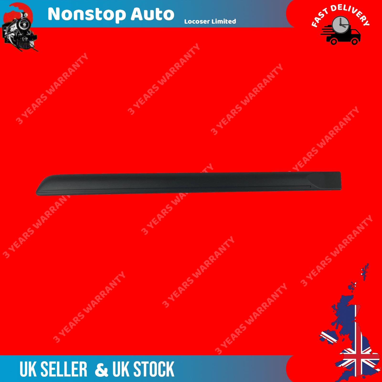 REAR DOOR moulding PANEL TRIM STRAP LEFT SIDE FITS FIAT GRANDE PUNTO 735410827