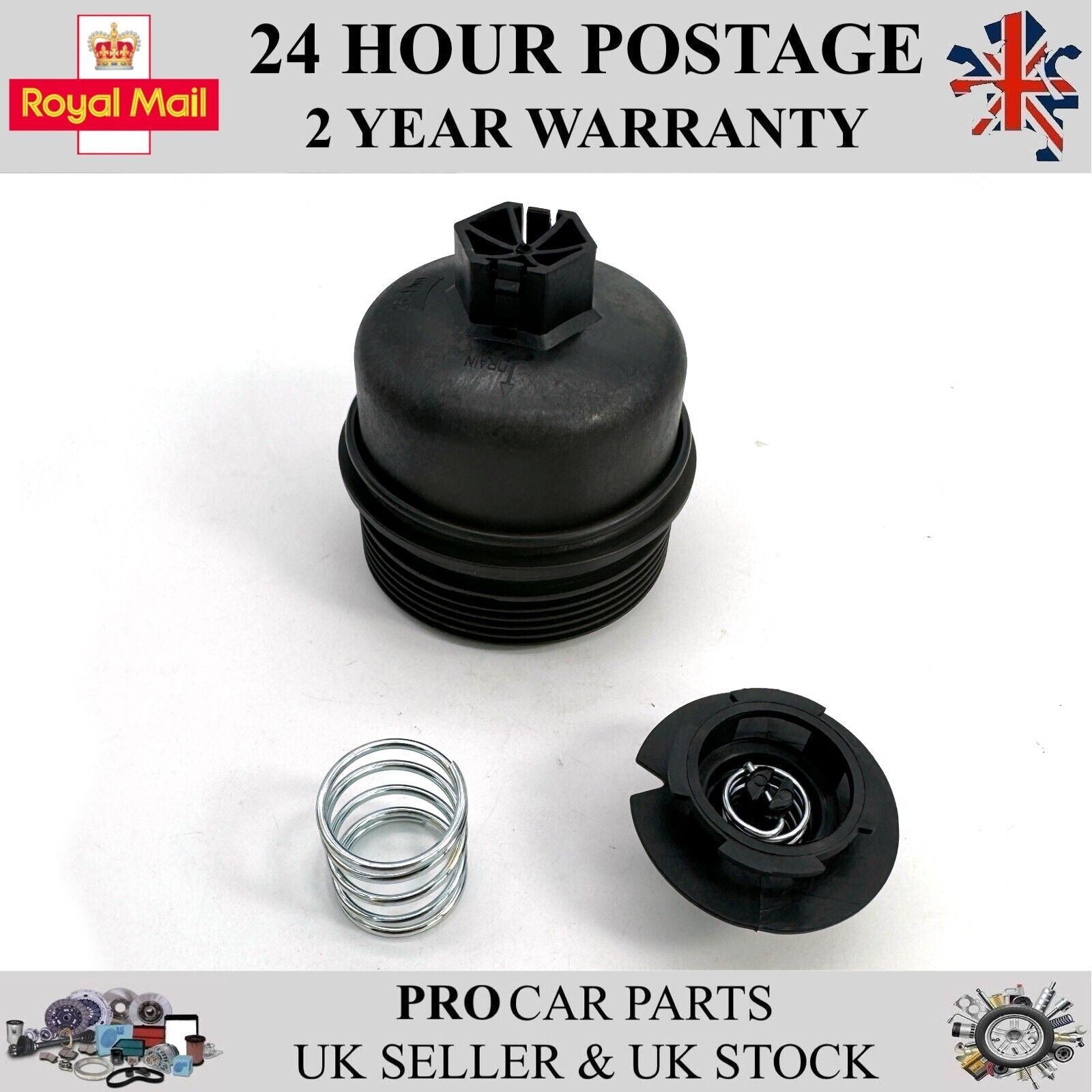 Oil Filter Cap Replacement Kit For ALFA ROMEO CITROEN DS FIAT FORD LANCIA MINI 3M5Q6737AA